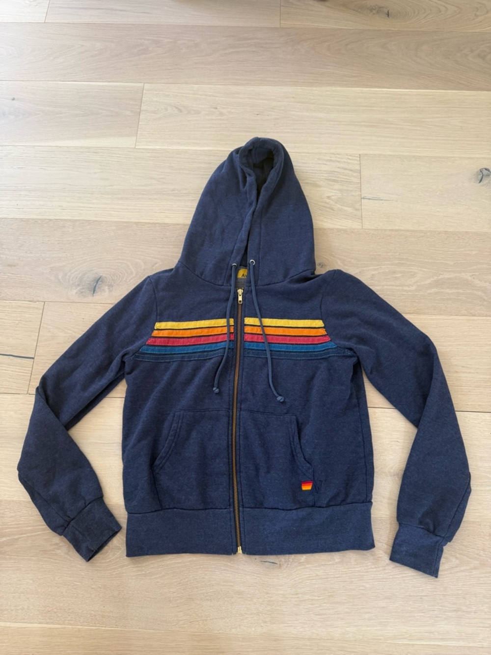 Size XS Aviator Nation Navy Hoodie and Size Small  Joggers Set - Picture 2 of 9